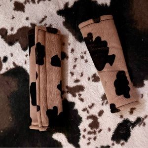 Cowhide Seatbelt Covers